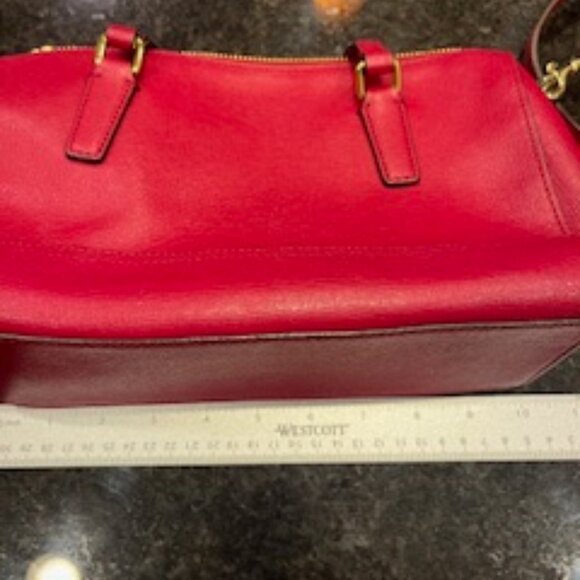 EUC Coach Saffiano Leather Satchel in Raspberry Pink - Picture 9 of 14